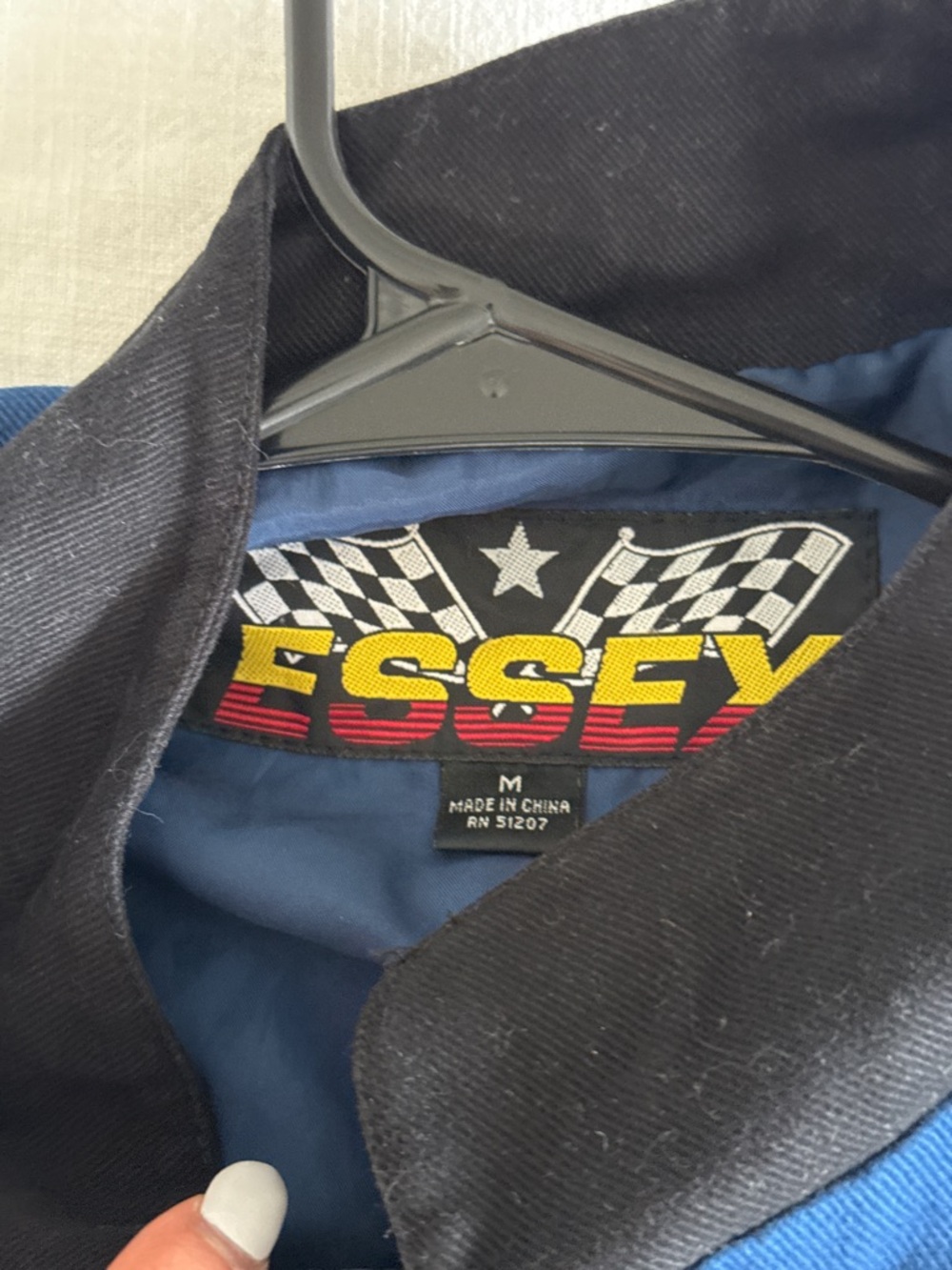 Thrifted Ford Racing Blue Bomber Jacket - Picture 4 of 4